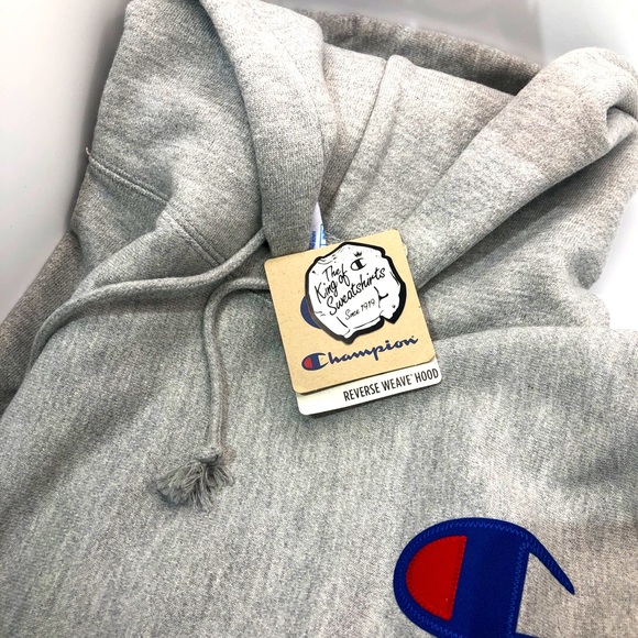 Champion Other - Champion Reverse Weave Big Script Hoodie